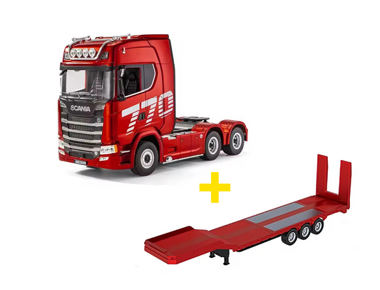 Huina 1501 + 1502 RC - Scania 770S - Lastbil + Släp (2025 Model)